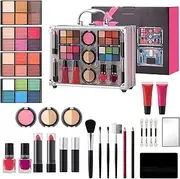 Makeup Kit for Women - Matte Makeup Set Long Lasting Waterproof Kit | Beauty Care includes Mascara Lipstick Eyeshadow Palette Blush for Women