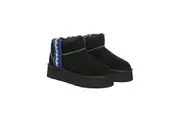 AUSTRALIAN SHEPHERD UGG Boots Sheepskin Wool Ankle Platform Tazzy Vance Black