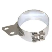 Lincoln Chrome 6 Inch Angled Exhaust Mounting Clamp For Peterbilt