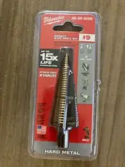 Milwaukee Tool 48-89-9289 7/8 In. - 1-1/8 In. #9 Cobalt Step Drill Bit