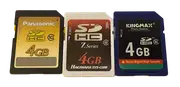 Random 4GB SDHC Secure Digital Memory Card SD Nintendo 3DS Class 6