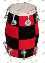 INDIAN HAND PERCUSSION INSTRUMENT HAND PAINT BABY DHOLAK DESIGNER BABY DHOLAK