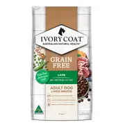 Ivory Coat Grain Free Large Breed Adult Lamb Dry Dog Food - 13kg