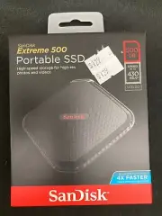Brand New SanDisk Extreme 500GB Portable SSD USB3.0, 430MB/s open box save cost