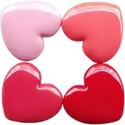 4pcs Shape with DIY Refillable Container Blusher Lovely Lip Case Sample Eyeshadow Makeup Cute Eye Cosmetic Cosmetics Mini Balm Depotting (Multiple Colors, One Size)
