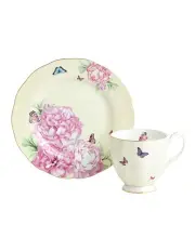 [Royal Albert] Footed Mug & Plate Joy