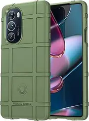 [YukeTop] Cover for Motorola Edge 30 Pro Case, Soft TPU, Drop-Proof, Shock-Proof, Protective Cell Phone Cover for Motorola Edge 30 Pro.(Green)