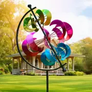 Wind Spinner Large Metal Kinetic Sculpture Outdoor Garden Yard Lawn Art Decor