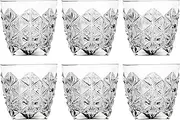 Tumbler Glass - Double Old Fashioned - Set of 6 - Glasses - Designed DOF Crystal Glass Tumblers - For Whiskey - Bourbon - Water - Beverage - Drinking Glasses - 12.5 oz. - Made in Europe By Barski