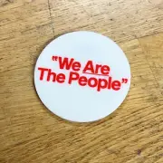 Taxi Driver Replica Prop We Are The People Badge Costume Cosplay
