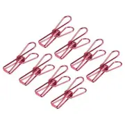 Tablecloth Clips, 32mm Carbon Steel Clamps for Fixing Table Cloth, Red 16 Pcs