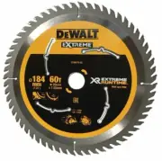 DeWalt XR CIRCULAR SAW BLADE 184mm 60T Ultra Thin Kerf, Carbide Tips