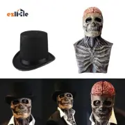 Halloween Skull Mask Skeleton Cosplay Party Prop Full Head Horrible Latex Scary