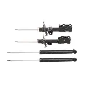 Front + Rear Monroe OESpectrum Shock Absorbers for Mazda 2 DE Hatchback 08-13