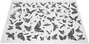 DOITOOL 1 Sheet Ceramic Decals Transfer Paper for Clay Pot Underglaze Stickers with Chinese Style Bird Flower Pattern Durable Easy to Use for DIY Crafts Glazed Color Decals