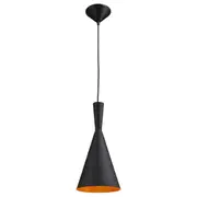 Maxon 185 Metal Pendant Lights Black | Replica Beat Tom Dixon
