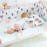 在飛比找momo購物網優惠-【Muslin tree】嬰兒床加厚防撞床圍寶寶防摔床墊
