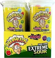Warheads Juniors Extreme Sour Hard Candy, 18 x 49 Grams
