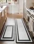 Homergy Anti Fatigue Kitchen Mats for Floor 2 PCS, Memory Foam Cushioned Rugs...
