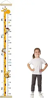 Growth Chart for Kids | Removable Canvas Kids Growth Chart | Nursery Decor Home Daily Accessory for Boy Nursery Decor Baby Girl Children Bedroom Playroom