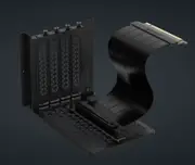 Corsair CC-8900717 6500 Series Vertical GPU Mount Kit Black