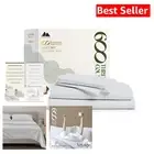 Ultra Soft 600 Thread Count Sateen Weave Split King Sheet Set - Machine Washable