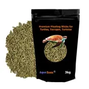 AquaSnax Turtle Stick Food 3kg Premium Sticks For Turtle Tortoise Terrapin