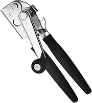 Kitchen Can Opener - Opener Smoothes Can Edges, Ergonomic Restaurant Cooking Tool | Easy Crank Swing Away Can Lid Opener, Handheld Wine Bottle Open, Portable Kitchen Gadgets for Party Beer Tin
