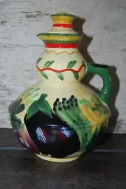 CERTIFIED INTERNATIONAL Cruet Ceramic TUSCANY by Pamela Gladding EXCEL NEW COND