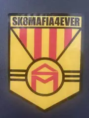 “ SK8 MAFIA “ Black and Yellow“ Decal/Sticker 4 1/2” X 3 1/2”