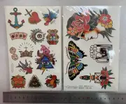 Tattoo Sticker Old School 2pc