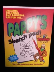 Pappyland Sketch Pad Drawing Pad Blank Pappy Drewitt (Blank Pages)