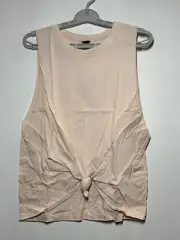 Women's Crewneck Loose Fitting Tank Top - Wild Fable Peach (Pink) XL