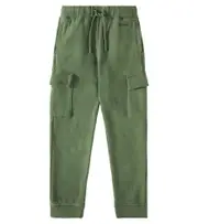 [Bonpoint] Bonpoint Gilbert cotton-blend fleece sweatpants Y 14 green