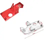Aluminum Engine Skid Plate Skidplate RED 2000-2007 XR50R CRF50F DIRT BIKE SP02