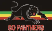 Penrith Panthers Go Panthers NRL Game Day Flag 90 x 150 cm