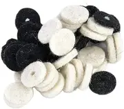 Guitar Strap Locks, Strap Button Felt Washer Guitar Tail Nail Washer Strap Lock Pad Felt Washers Guitar Parts Guitar Replacement Musical Instrument Accessory Playing Accessories