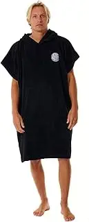 Rip Curl Men's Logo Hooded Towel, Black, Onesize