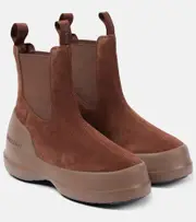[Moon Boot] Moon Boot Luna suede Chelsea boots UK 8 brown
