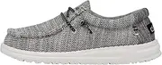 [Hey Dude] Boy's Wally Toddler Stretch | Boy’s Shoes | Boy's Lace Up Loafers | Comfortable & Light-Weight