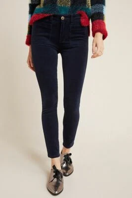 Anthropologie Pilcro High-Rise Skinny Corduroy Pants Size 24 W Plus