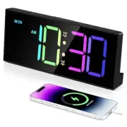 Loud Alarm Clock for Heavy Sleepers, Digital Clocks with Adjustable Volume