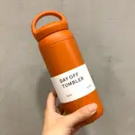 【日貨】 KINTO DAY OFF TUMBLER -[活力橘] 東京時尚簡約設計 不銹鋼保溫瓶 真空雙層 500ML