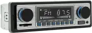 Advanced Retro Car Audio System with Bluetooth, Remote & Appointment Assistant