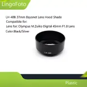 LH-40B Bayonet 37mm Lens Hood Shade for Olympus M.Zuiko Digital 45mm F1.8 Lens