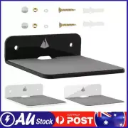 Acrylic Floating Shelf Wall Mounted Small Display Shelves Speaker Holder Rack AU