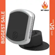 Scosche MagicMount Pro Magnetic Phone Holder – Car/Desk Mount Suction Black