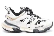 Balenciaga Track Sneaker Black White Distress Worn Out Platform Flat Trainer 38