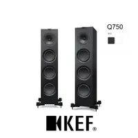 在飛比找PChome24h購物優惠-英國 KEF Q750 落地型喇叭 Uni-Q同軸同點 黑色