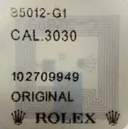 ROLEX FACTORY NEW SEALED GREAT WHEEL 3030 5012